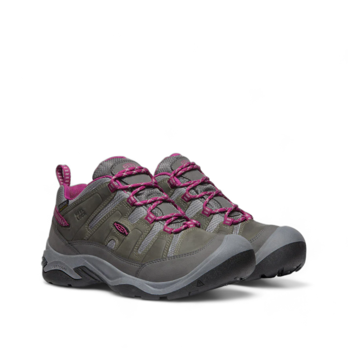 KEEN WOMEN'S CIRCADIA WATERPROOF - STEEL GREY/BOYSENBERRY