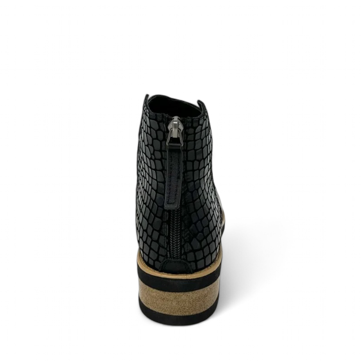 TAMARA LONDON DUCK - BLACK/CROC