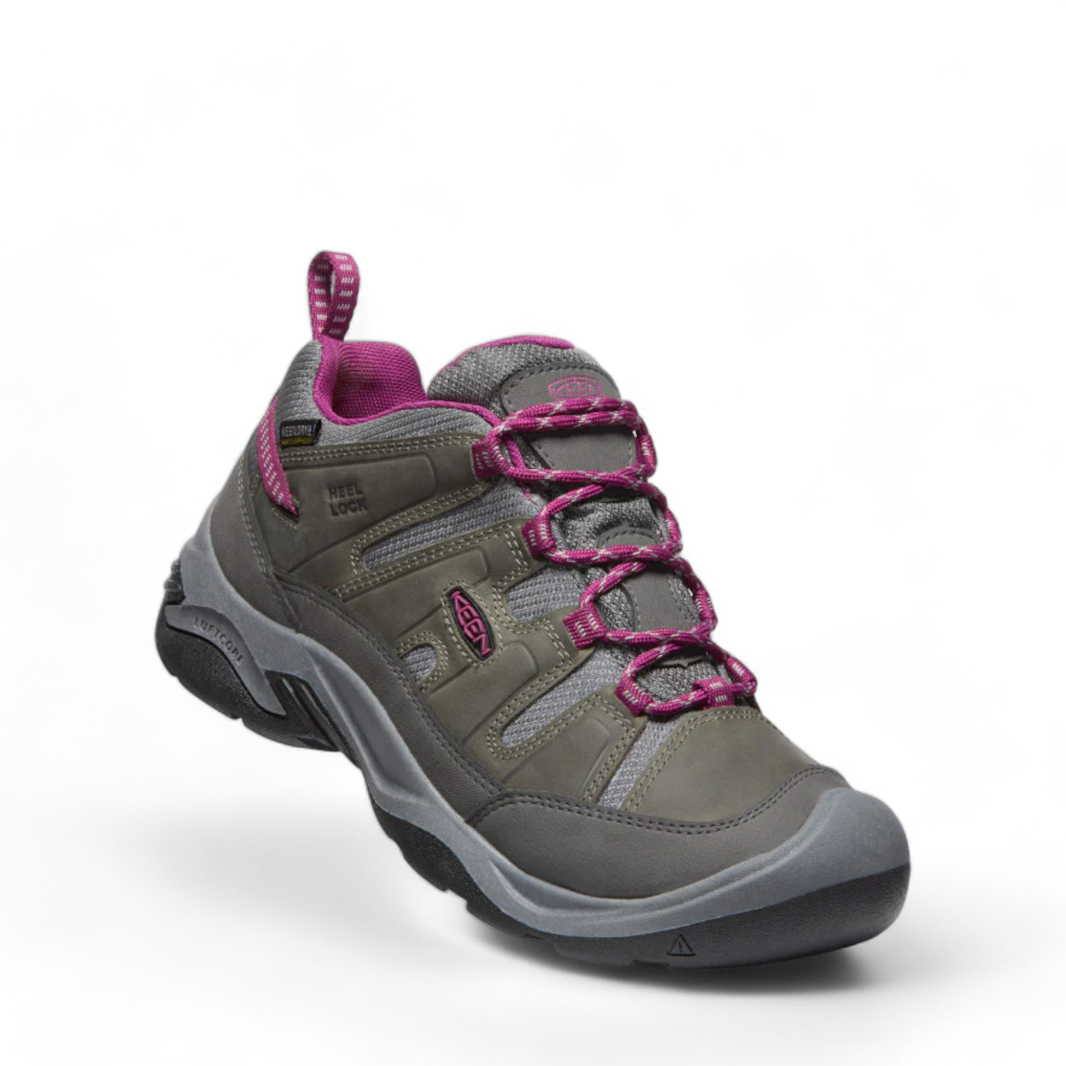 KEEN WOMEN'S CIRCADIA WATERPROOF - STEEL GREY/BOYSENBERRY