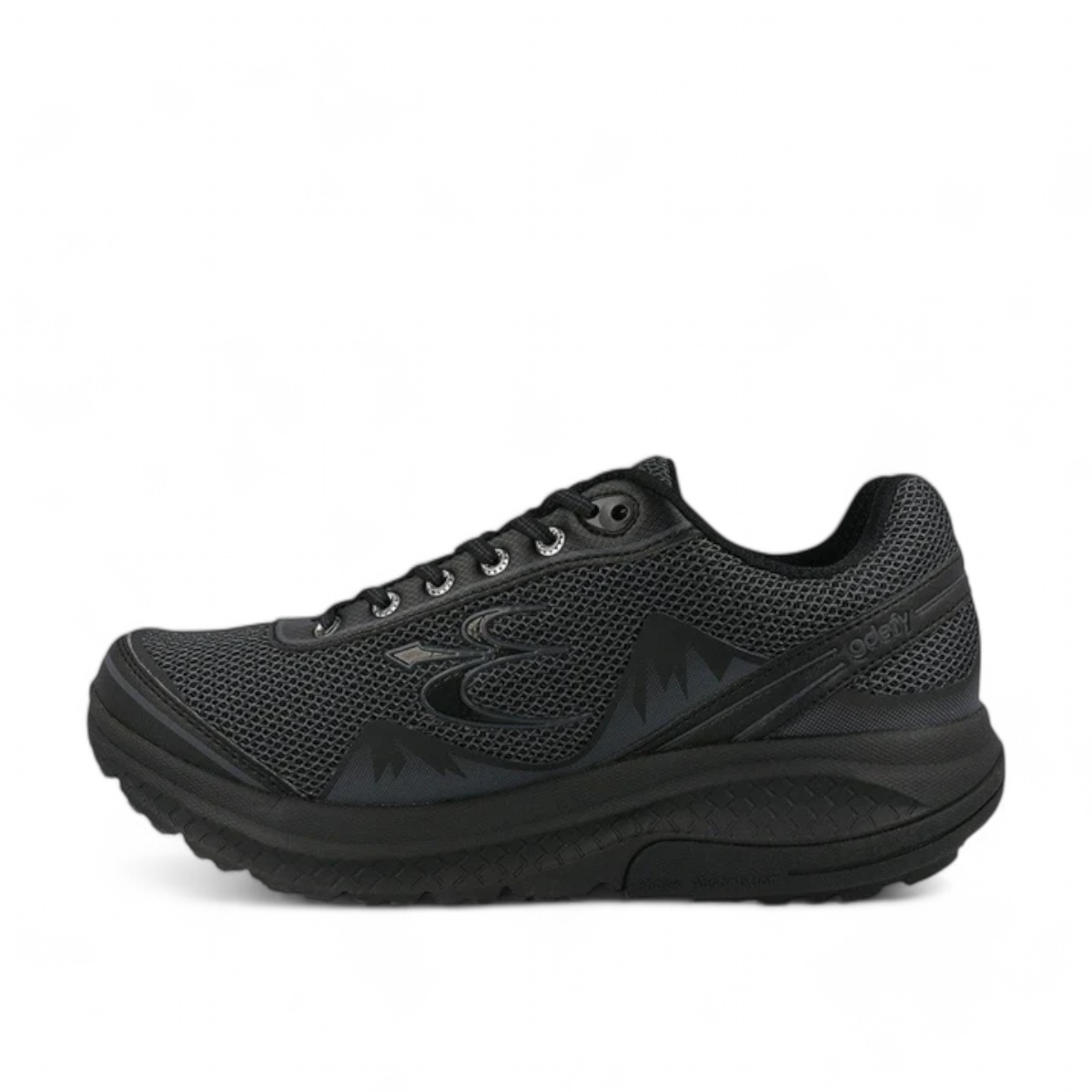 MEN'S GDEFY MIGHTY WALK ATHLETIC SHOES - BLACK