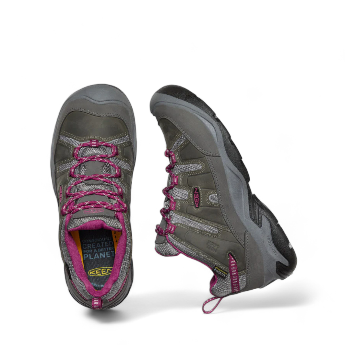 KEEN WOMEN'S CIRCADIA WATERPROOF - STEEL GREY/BOYSENBERRY