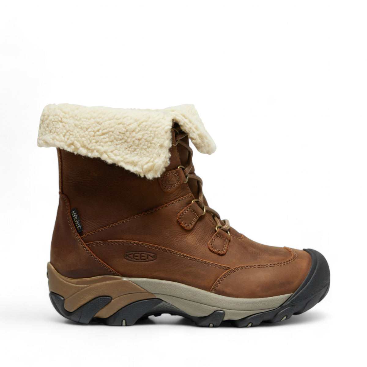 KEEN BETTY BOOT SHORT WP - BROWN / SHITAKE