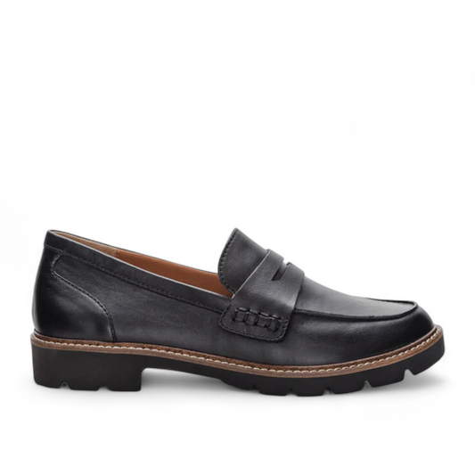 AETREX COLLETTE ARCH SUPPORT LOAFER - BLACK