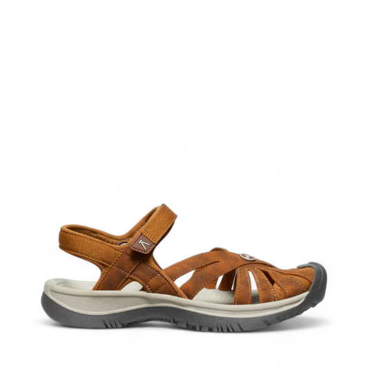 KEEN WOMEN'S ROSE SANDAL- ROASTED PECAN/BIRCH