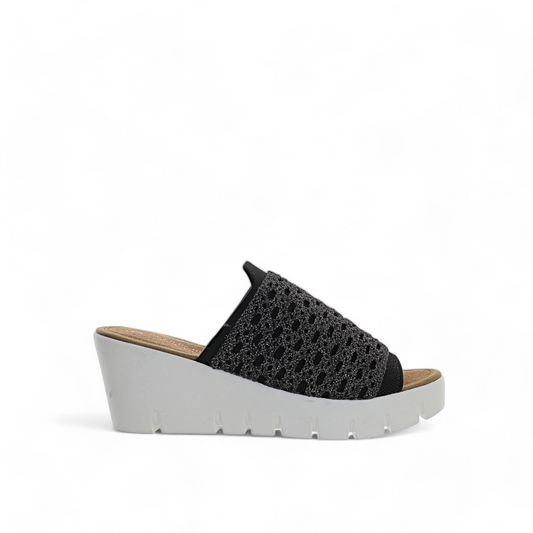 BERNIE MEV VENTI CROCHET - BLUSH BLACK